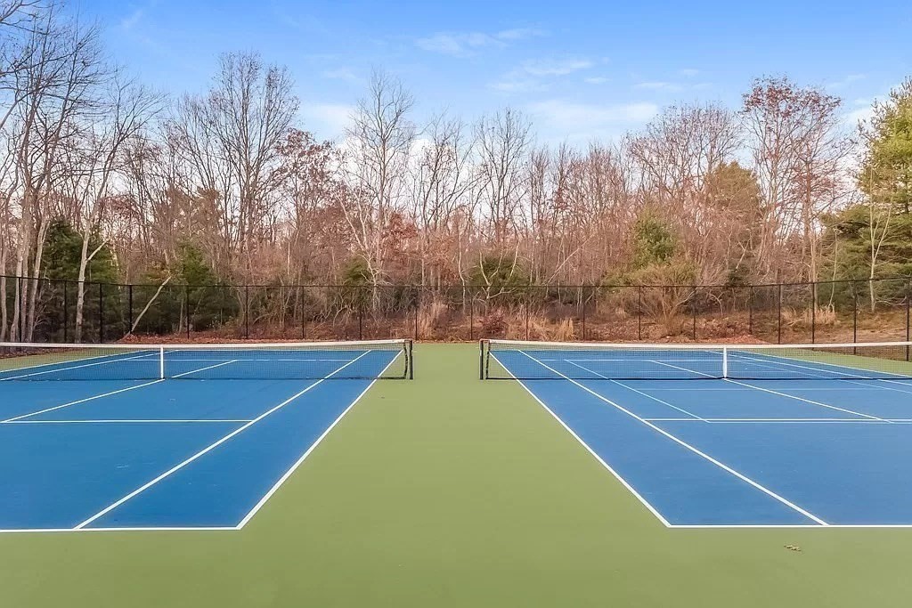 14 Robbins Road Foxboro, MA 02035 - Photo 39 of 42 a view of a tennis court