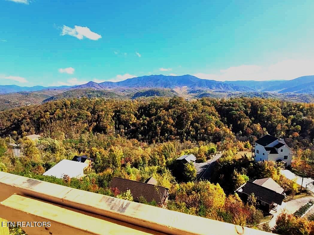 736 Village Loop Road Gatlinburg, TN 37738 - Photo 9 of 34 736 VLR Porch with view 10 31 2024 2