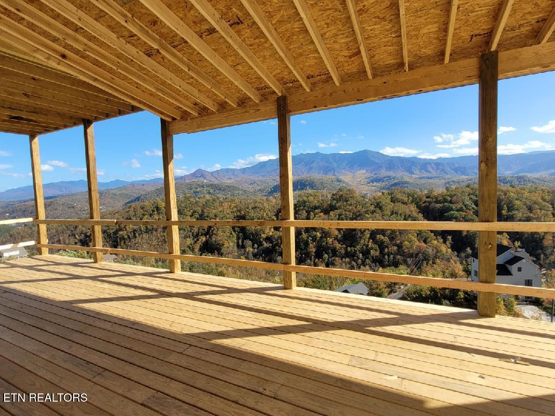 736 Village Loop Road Gatlinburg, TN 37738 - Photo 10 of 34 936 VLR Porch with view 10 31 2024 3