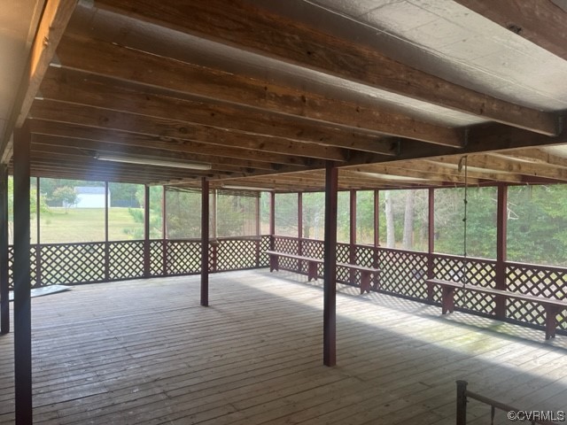 5711 Thweatt Drive Disputanta, VA 23842 - Photo 15 of 19 a view of outdoor space with wooden floor