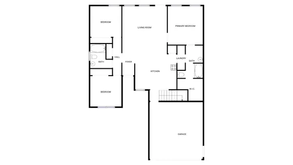 a picture of a floor plan