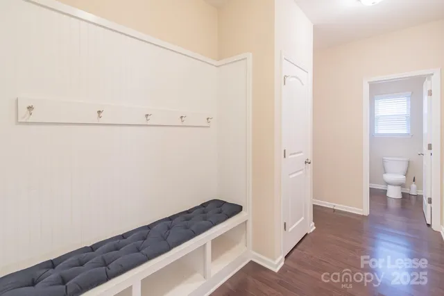 a view of bathroom with toilet