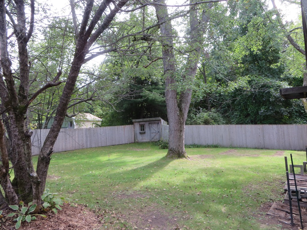 194 Turnpike Road Montague, MA 01351 - Photo 4 of 30 a view of a backyard with a small tree