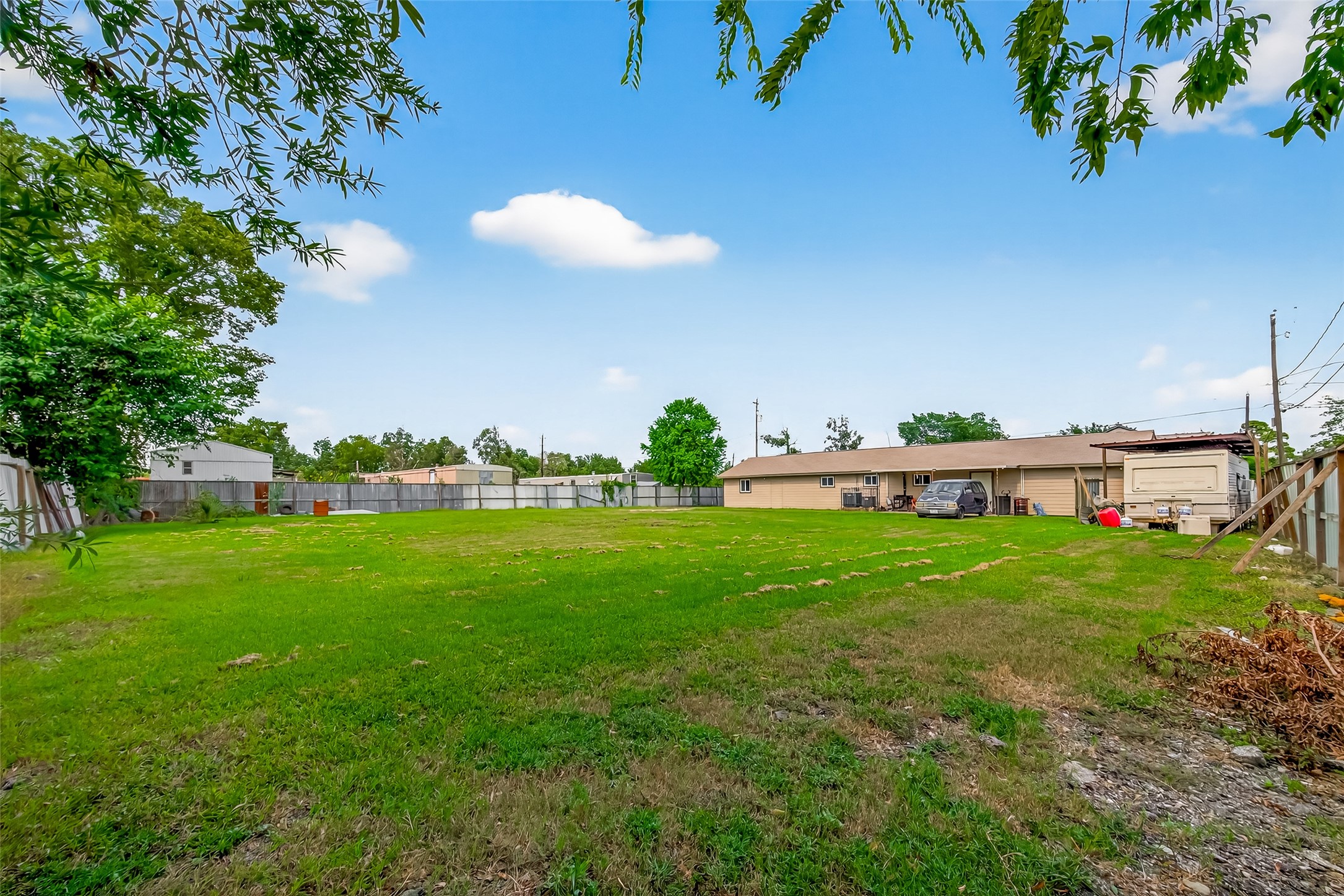 816 Barbara Mae Street Houston, TX 77015 - Photo 12 of 18 a view of an house with a backyard space