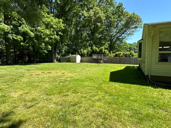 a view of an outdoor space and a yard