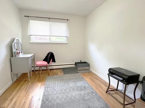 a view of a workspace with a window