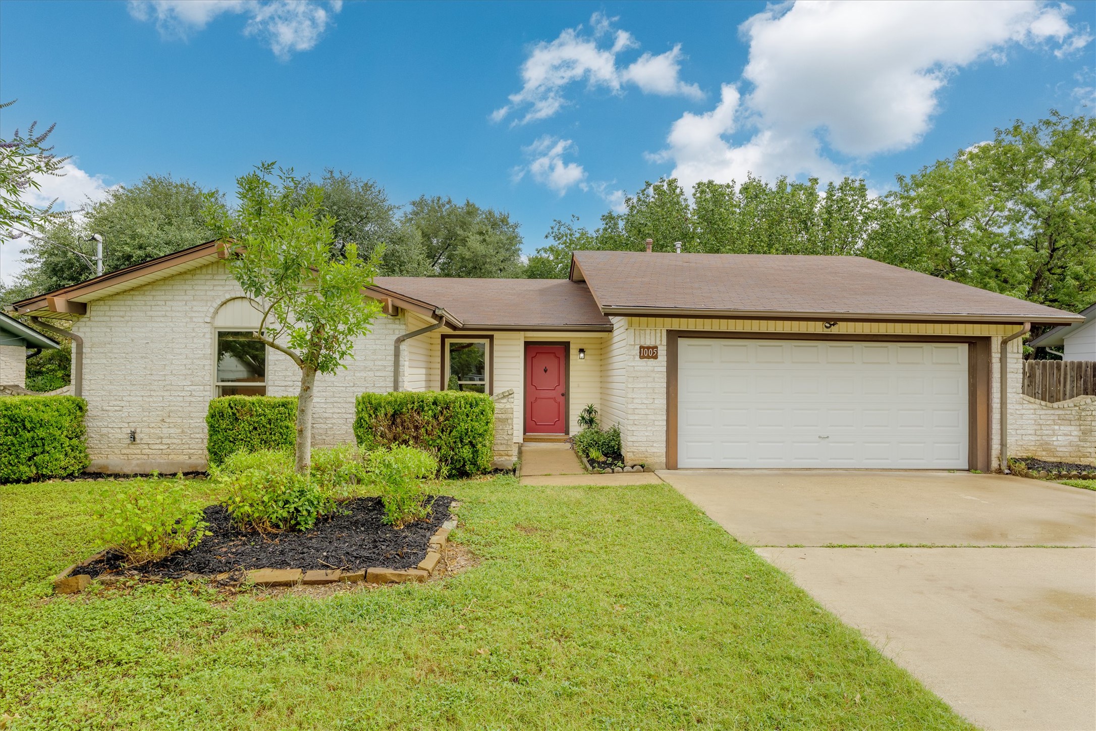 Welcome home to this beautifully
maintained Georgetown gem
nestled in an established
neighborhood with mature trees
and timeless character.