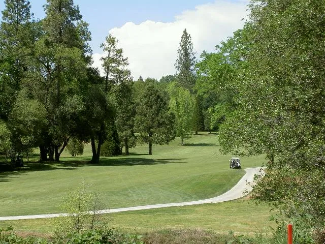 a view of a golf course