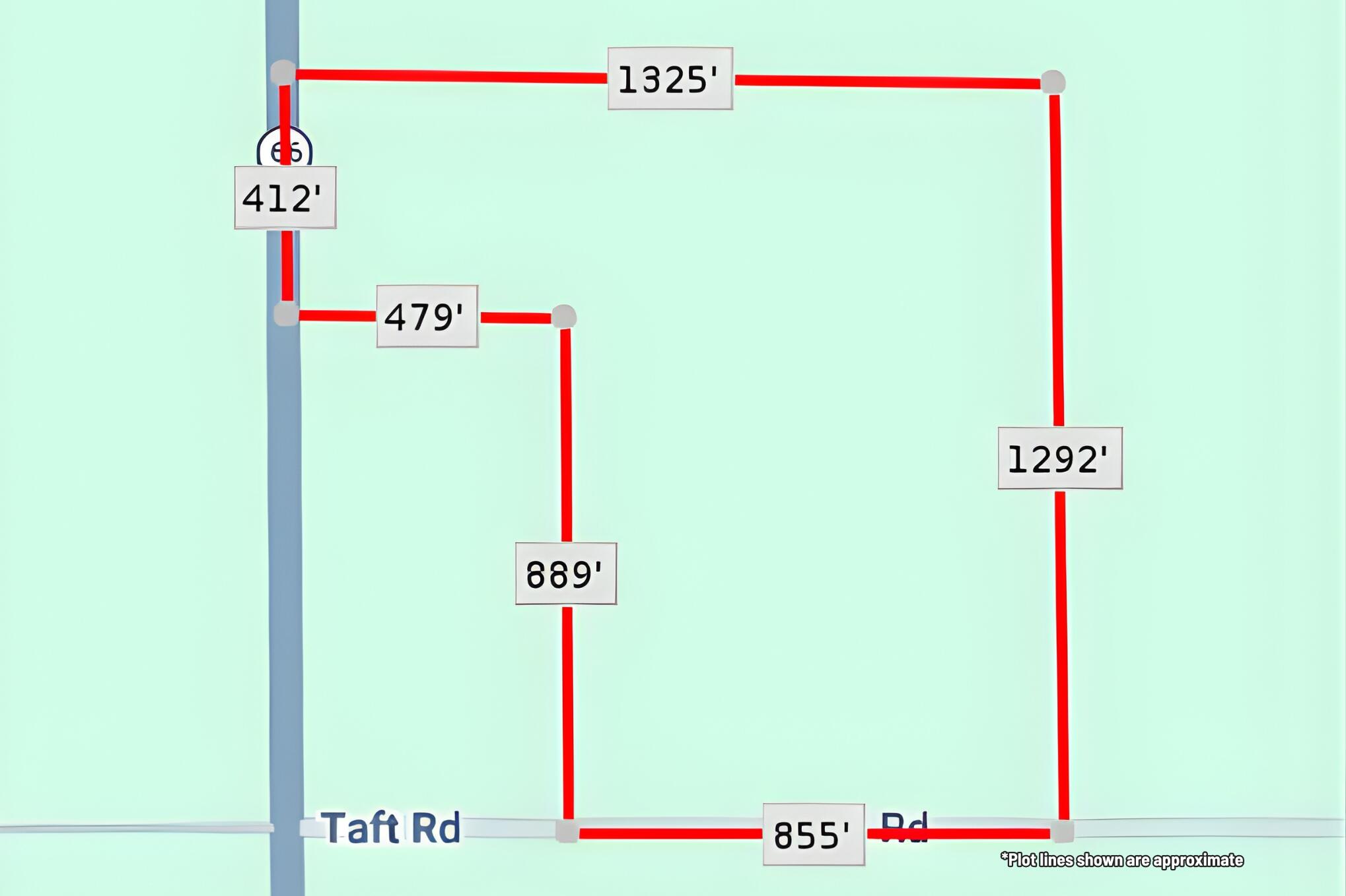 15726 30th Avenue Remus, MI 49340 - Photo 28 of 28 15726 30th Ave_ plot line dimensions