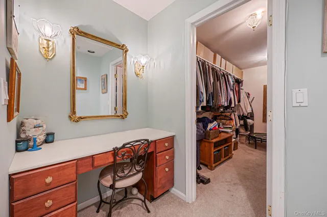 a view of walk in closet