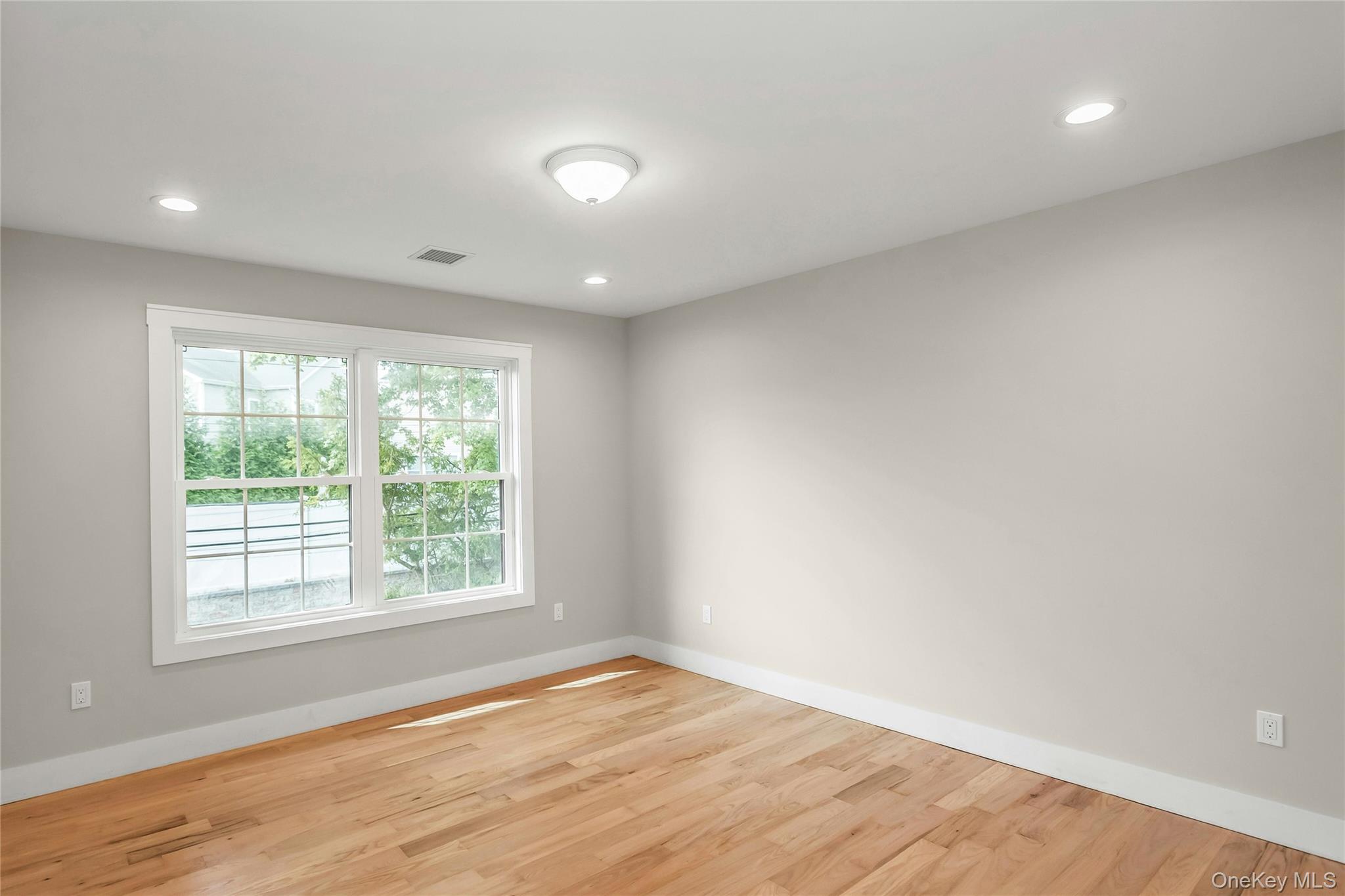 8 Sebree Place Plainview, NY 11803 - Photo 20 of 26 Empty room featuring light wood-type flooring and recessed lighting