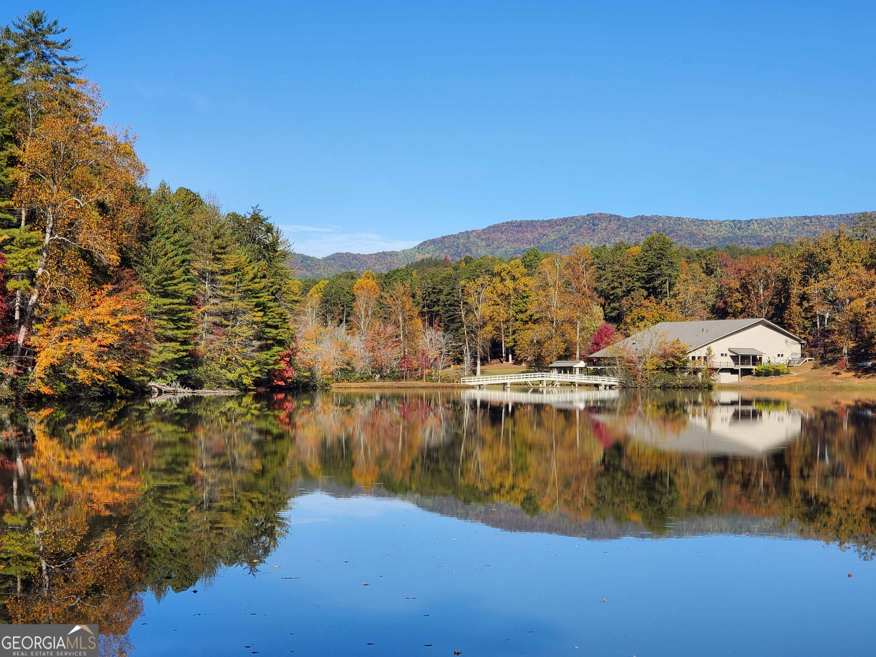 45 K Blue Ridge Drive Sautee Nacoochee, GA 30571 - Photo 15 of 17 a view of a lake with mountain