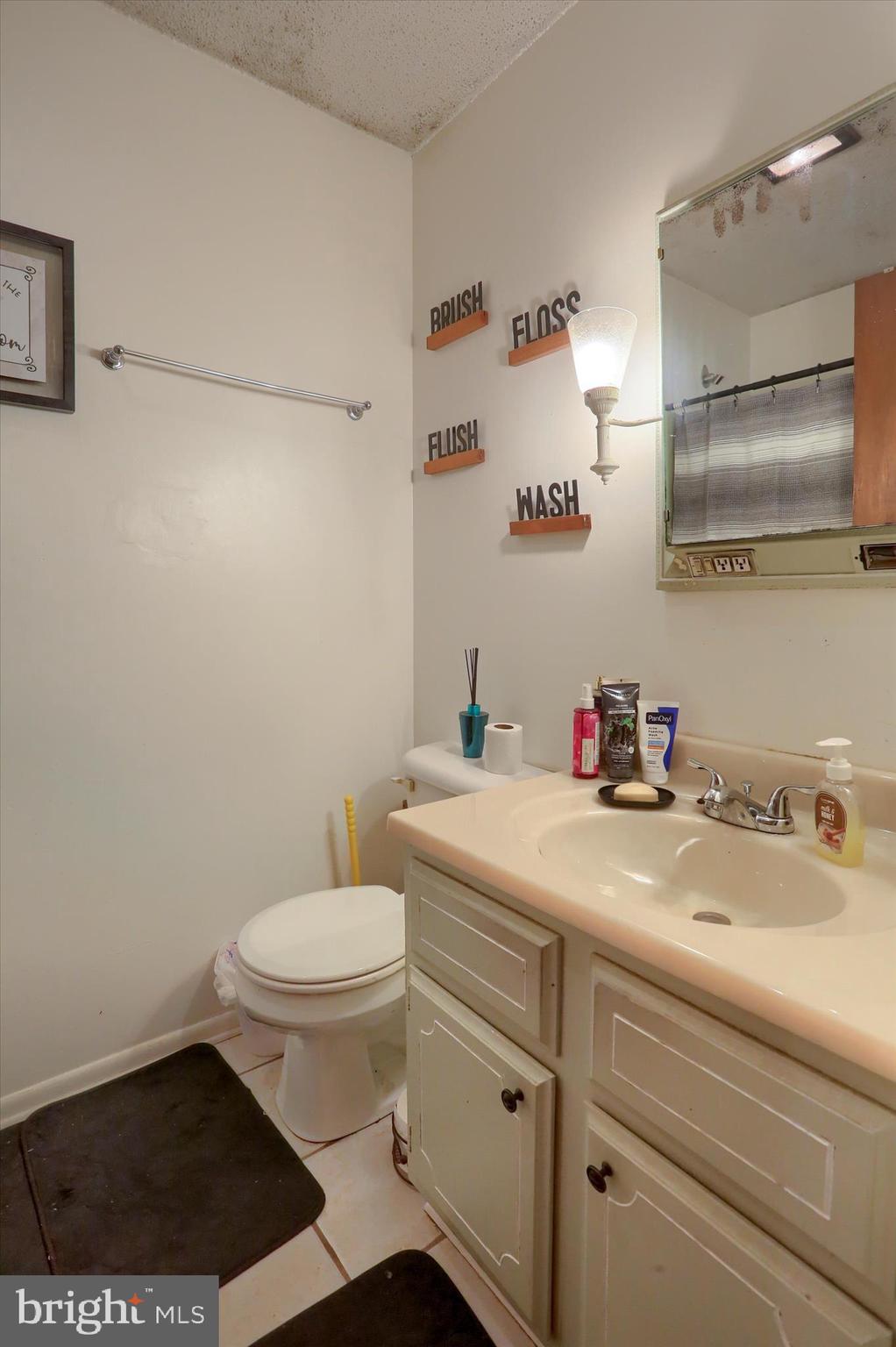 2337 Thornton Road Harrisburg, PA 17109 - Photo 13 of 34 a bathroom with a sink a toilet and a mirror