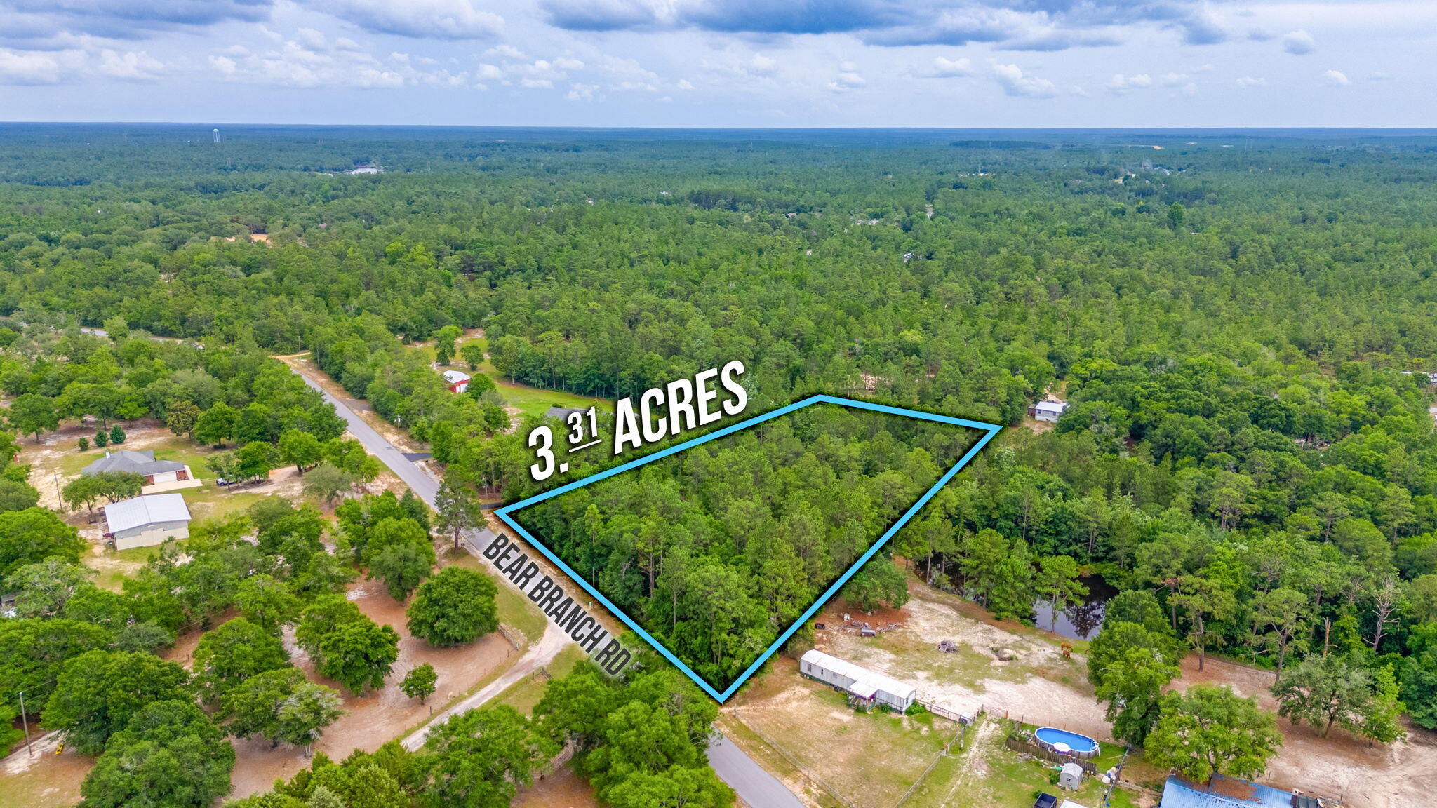 3.31-acres Bear Branch Road Crestview, FL 32539 - Photo 4 of 8 Aerial