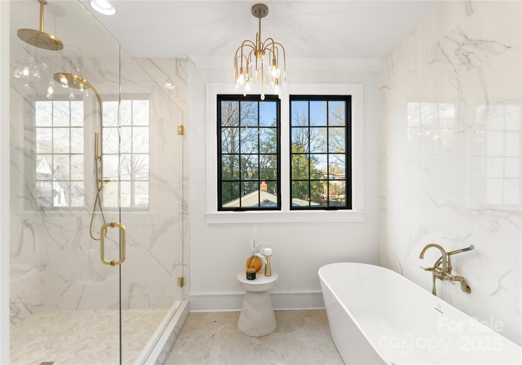 4142 Pineview Road Charlotte, NC 28211 - Photo 18 of 38 a bathroom with a sink and a window
