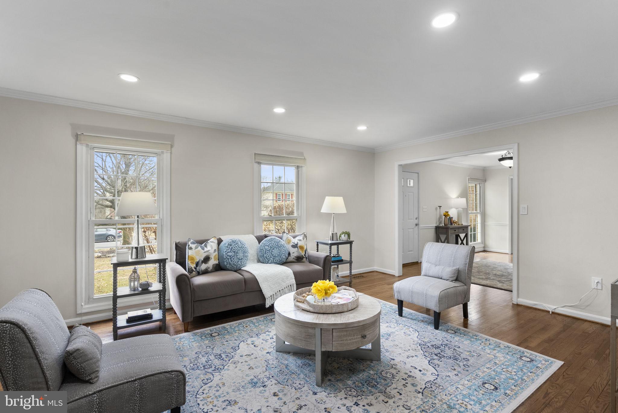 14908 Village Gate Drive Silver Spring, MD 20906 - Photo 12 of 57 a living room with furniture and a rug