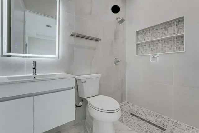 a view of swimming pool with outdoor seating