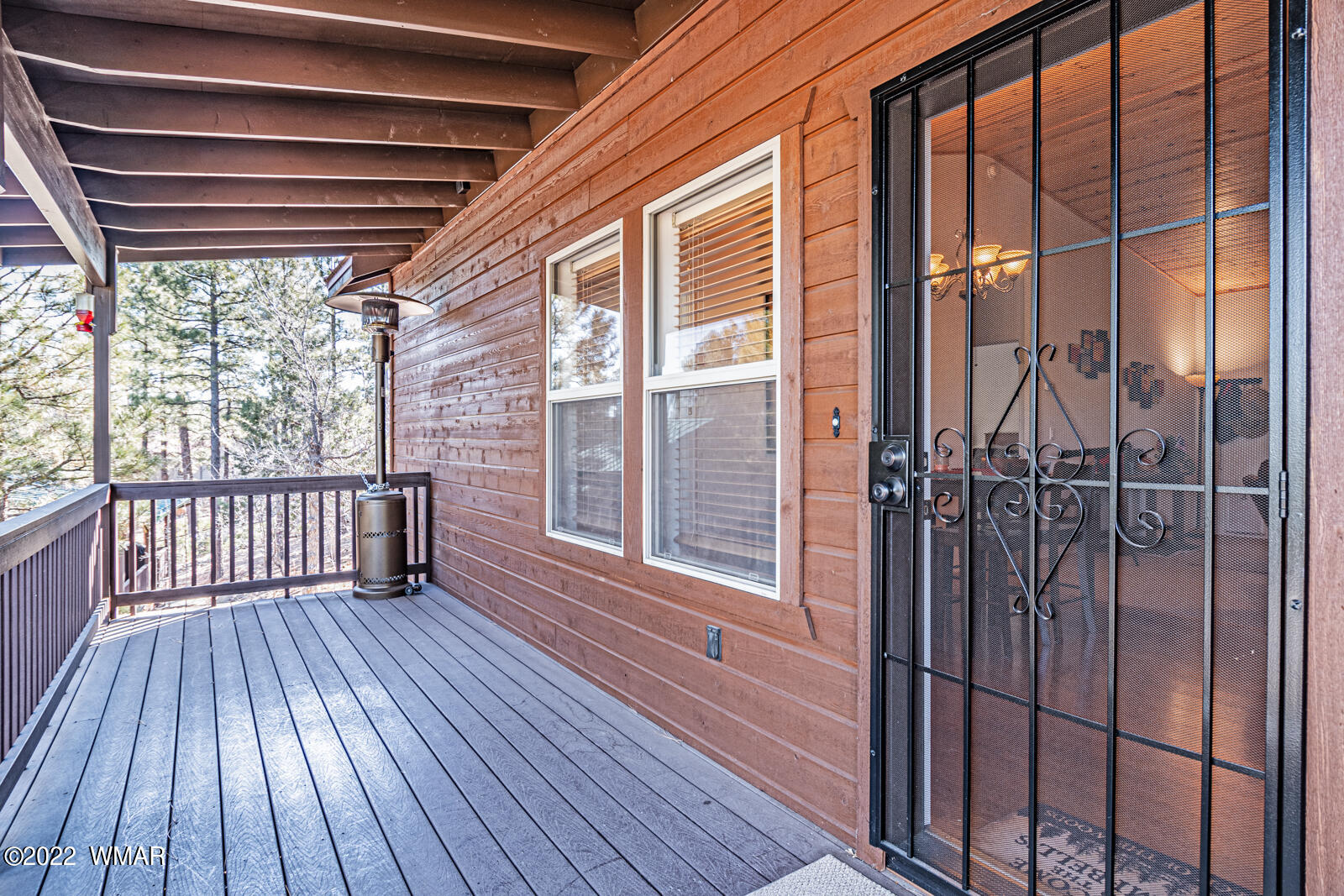 931 Cedar Ridge Run Show Low, AZ 85901 - Photo 2 of 20 a view of a balcony with wooden floor