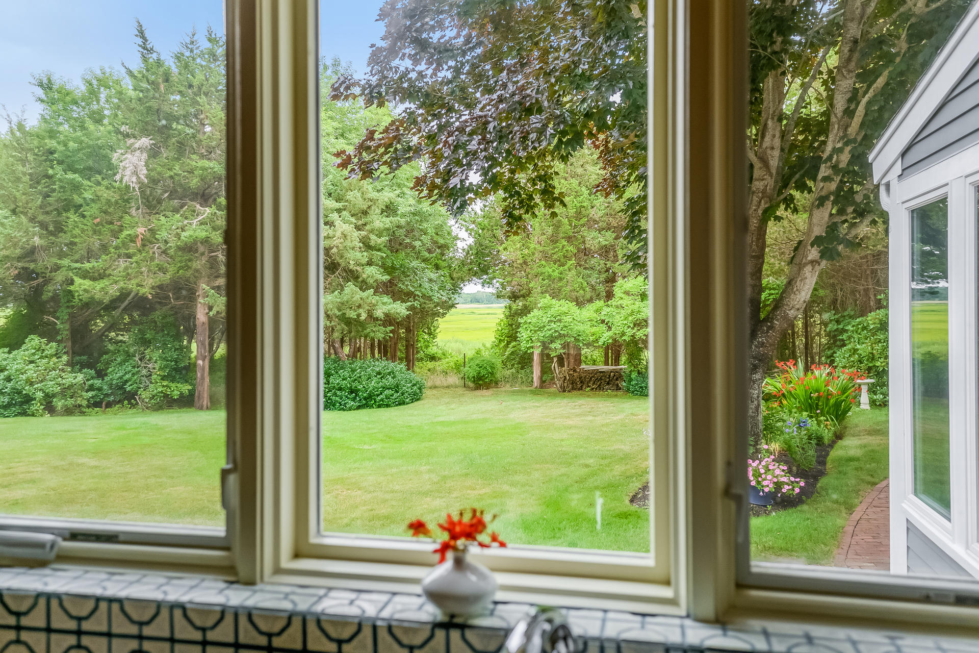 160 Point Hill Road West Barnstable, MA 02668 - Photo 14 of 39 a view of lake from a window