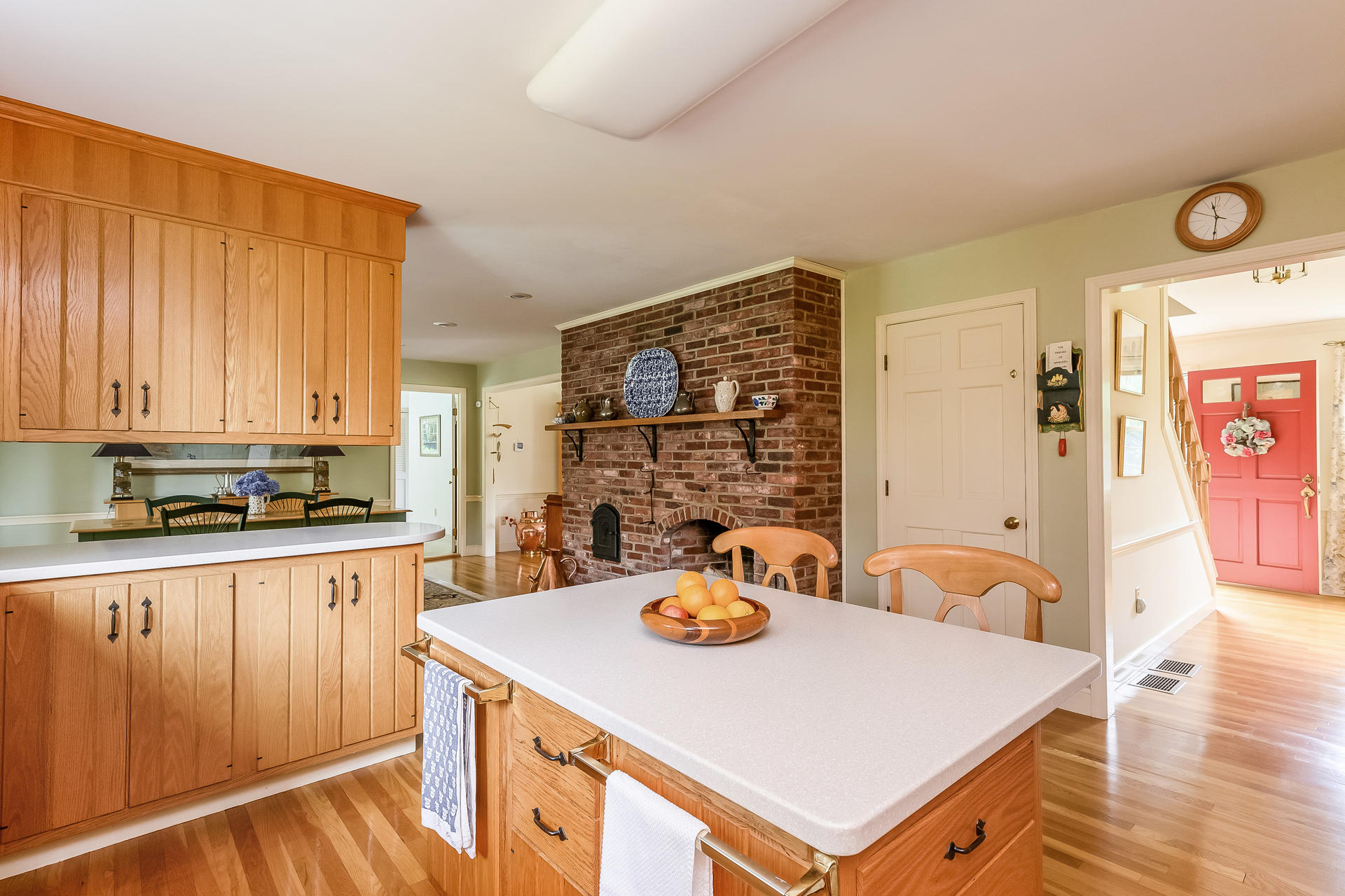 160 Point Hill Road West Barnstable, MA 02668 - Photo 15 of 39 a kitchen with a stove a refrigerator a sink dishwasher with a dining table and chairs