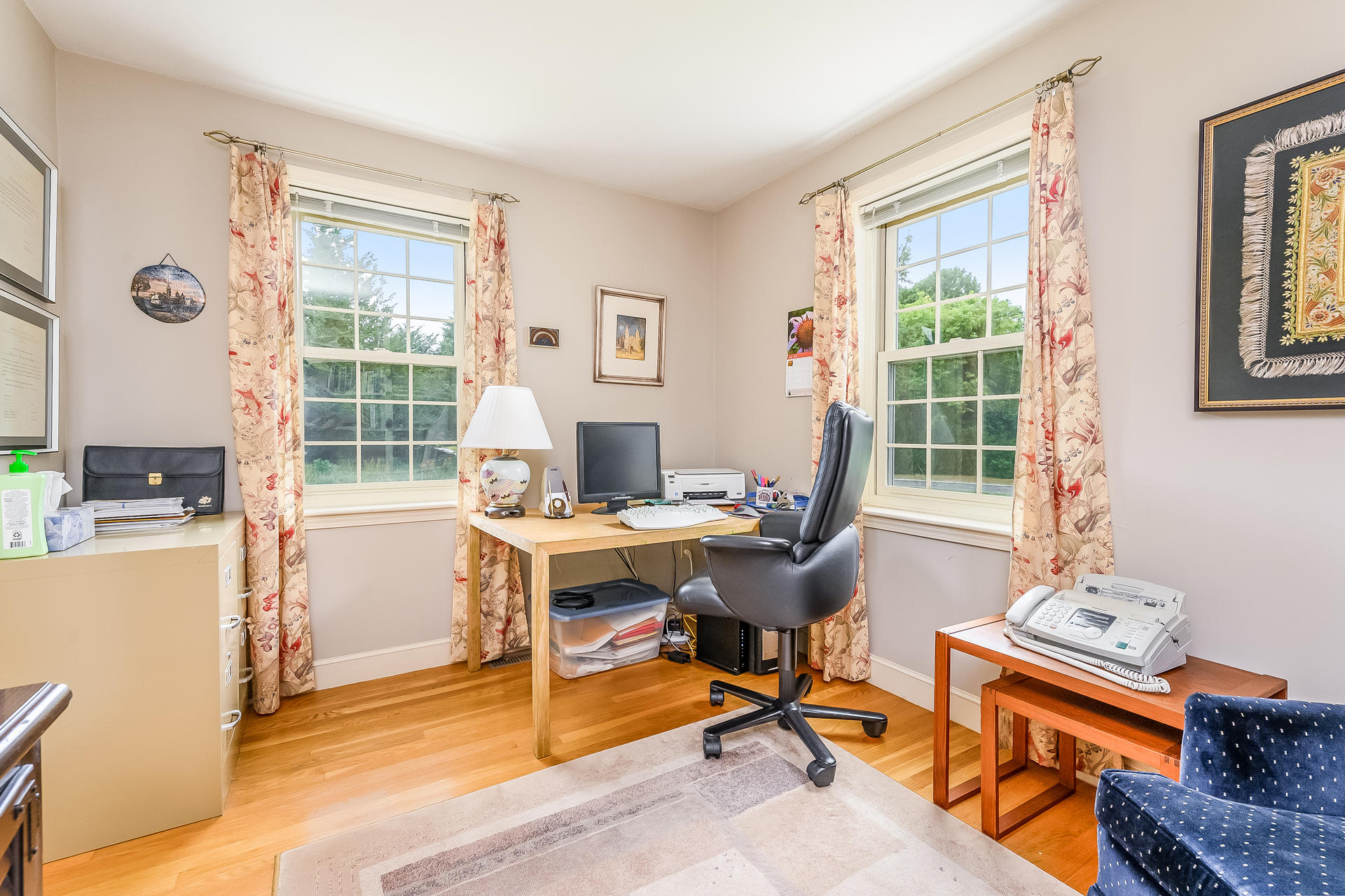 160 Point Hill Road West Barnstable, MA 02668 - Photo 16 of 39 a view of a workspace with furniture and a window