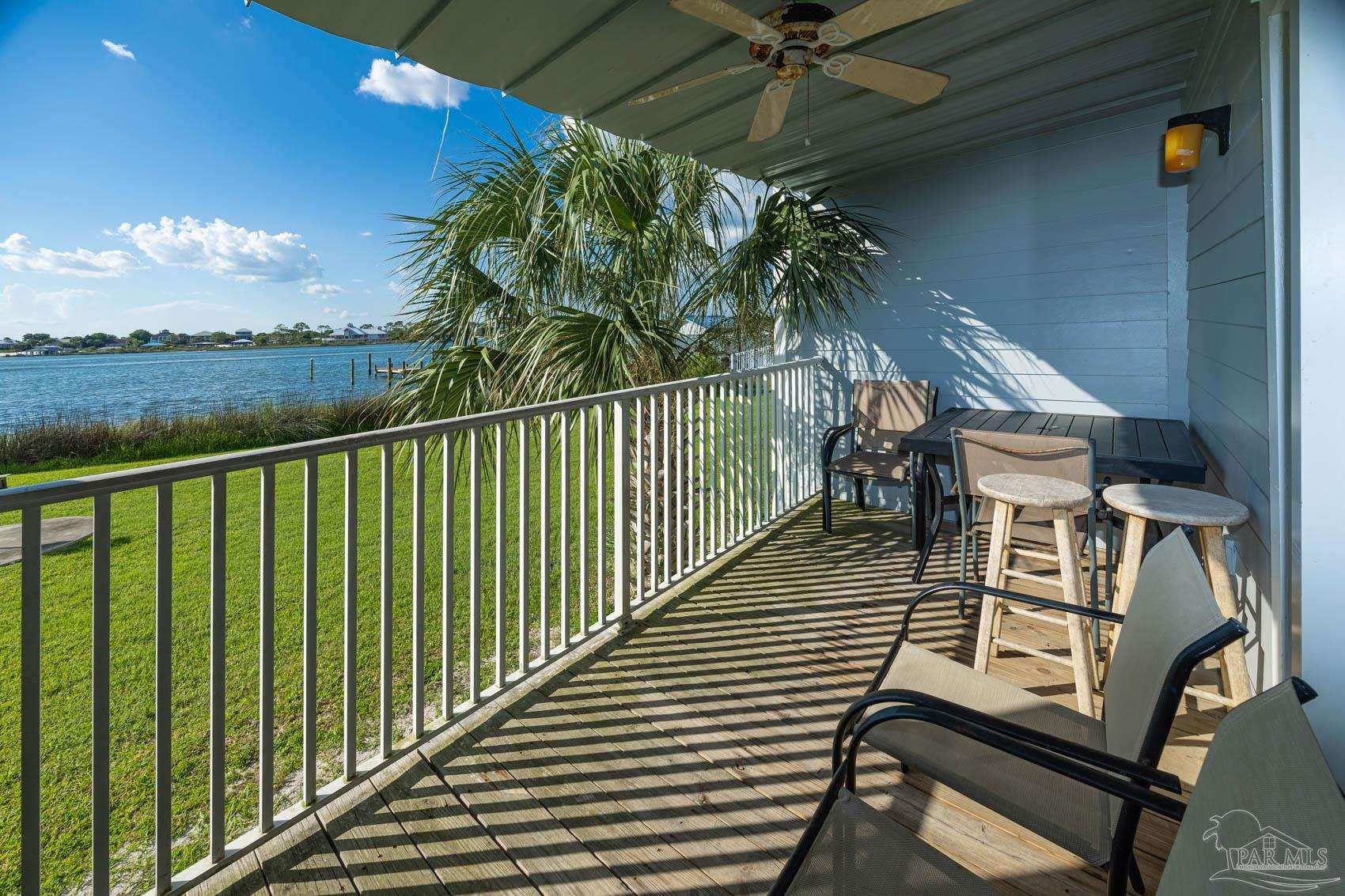 16470 Perdido Key Drive, Unit B13 Perdido Key, FL 32507 - Photo 9 of 17 a view of a balcony with furniture