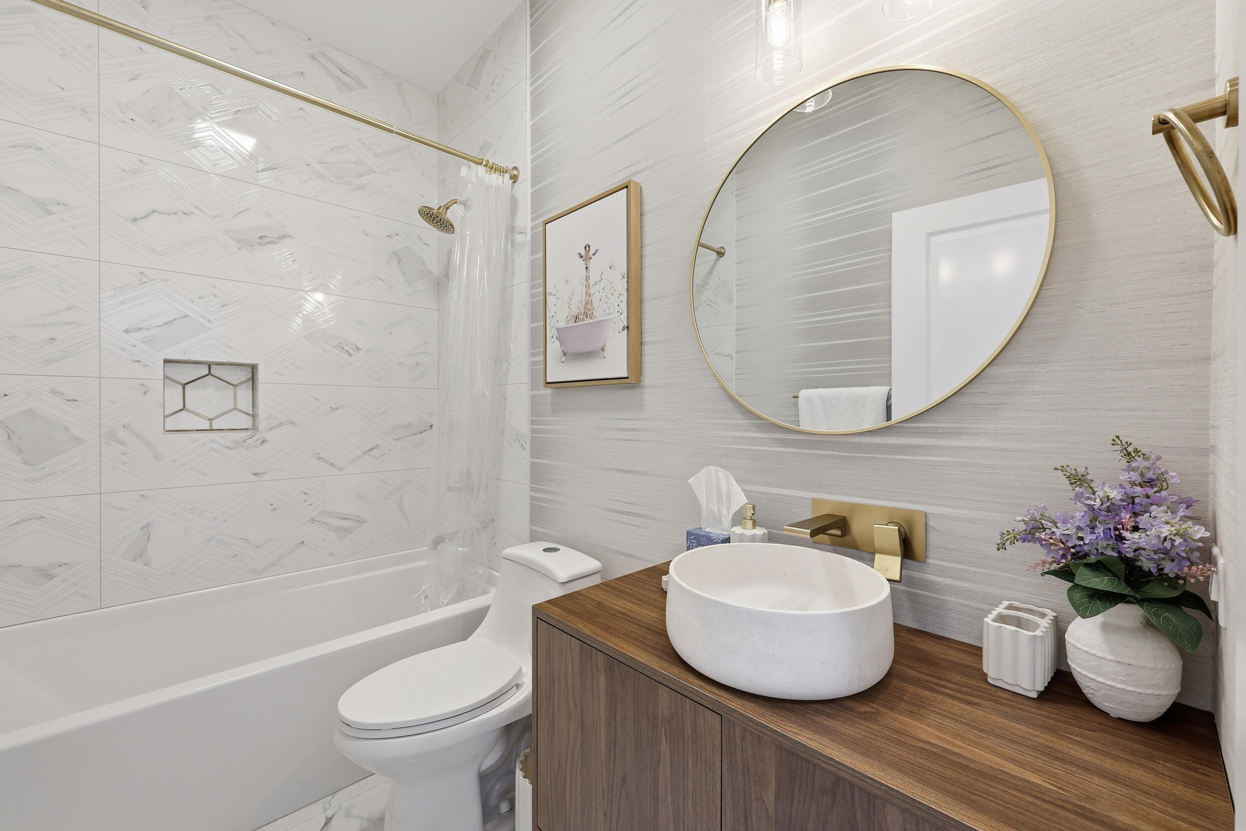 12363 Clearfalls Drive Boca Raton, FL 33428 - Photo 31 of 58 a bathroom with a sink toilet and shower