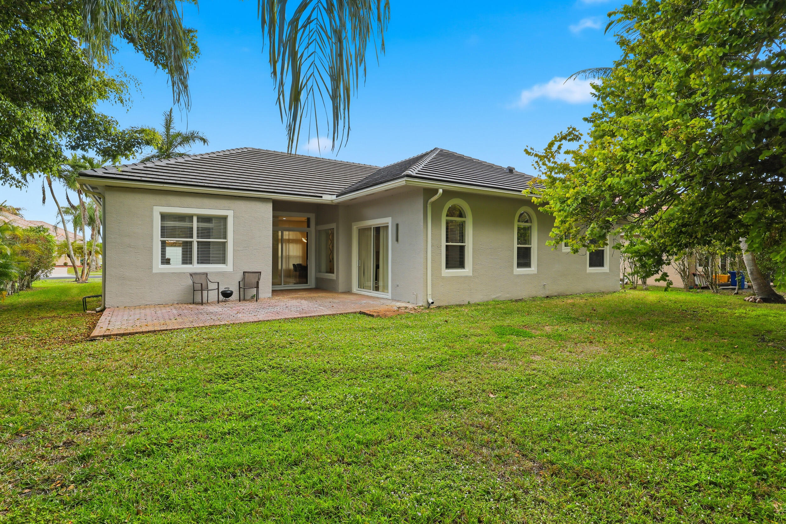 12363 Clearfalls Drive Boca Raton, FL 33428 - Photo 43 of 58 a front view of house with yard and green space