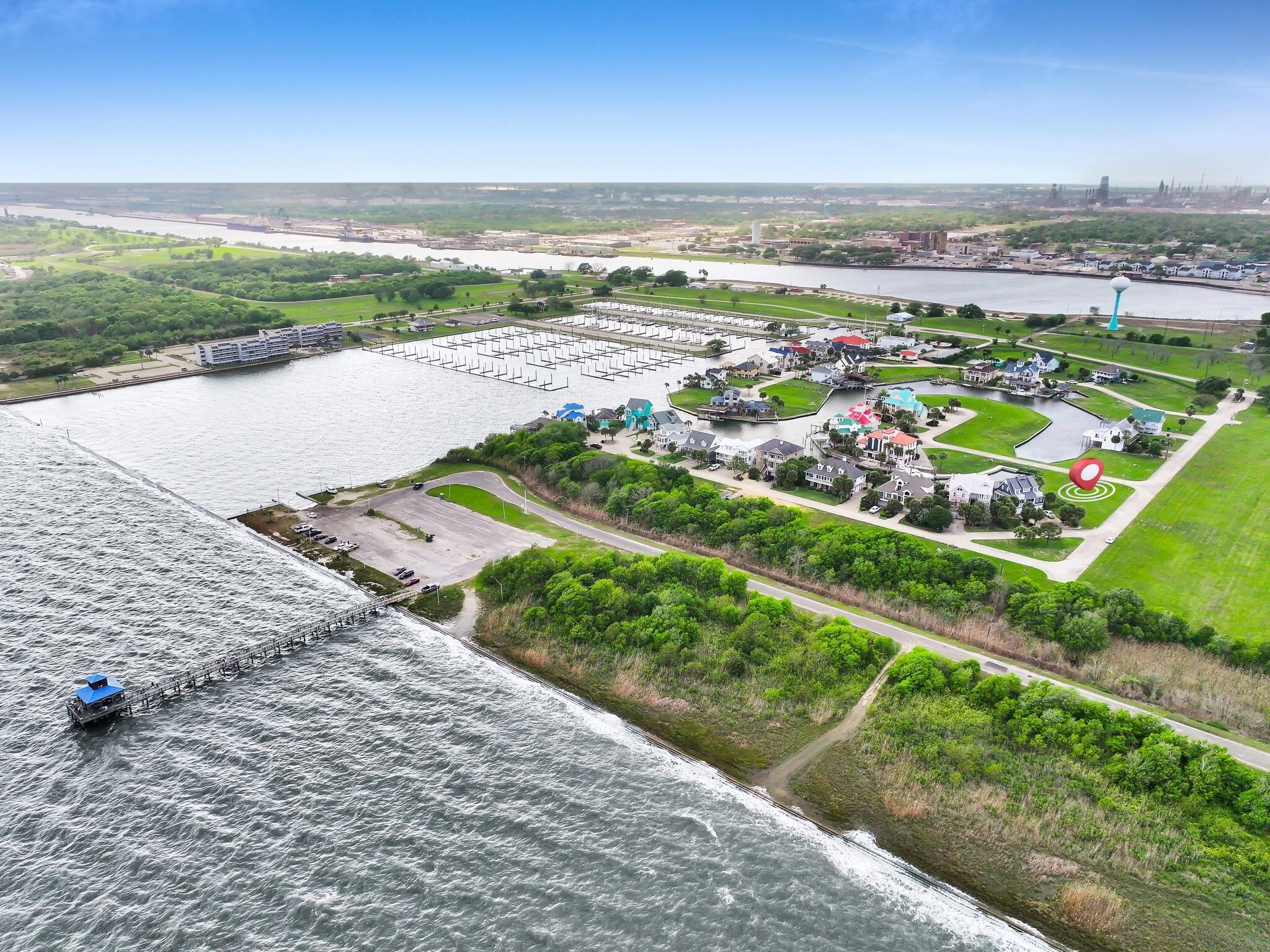 501 Southwind Port Arthur, TX 77640 - Photo 33 of 33 a view of a city and an ocean view
