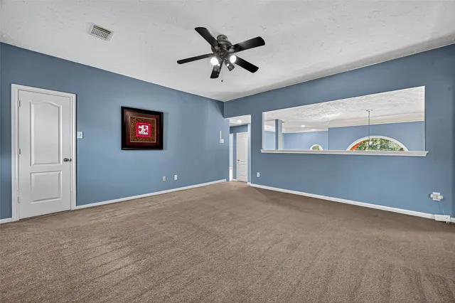 a view of an empty room