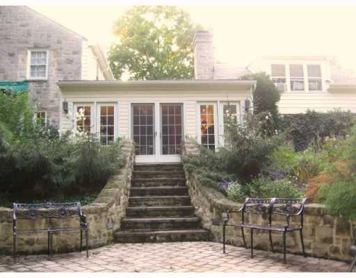 217 Dilworth Road Bell Acres, PA 15143 - Photo 14 of 17 Exterior Back. The newer patio is accessed from a lighted stone stairway. There is also a stone porch with access from the dining room or family room.