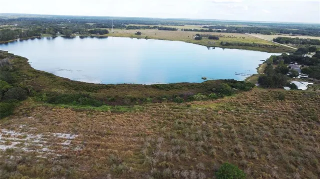 a view of lake with mountain
