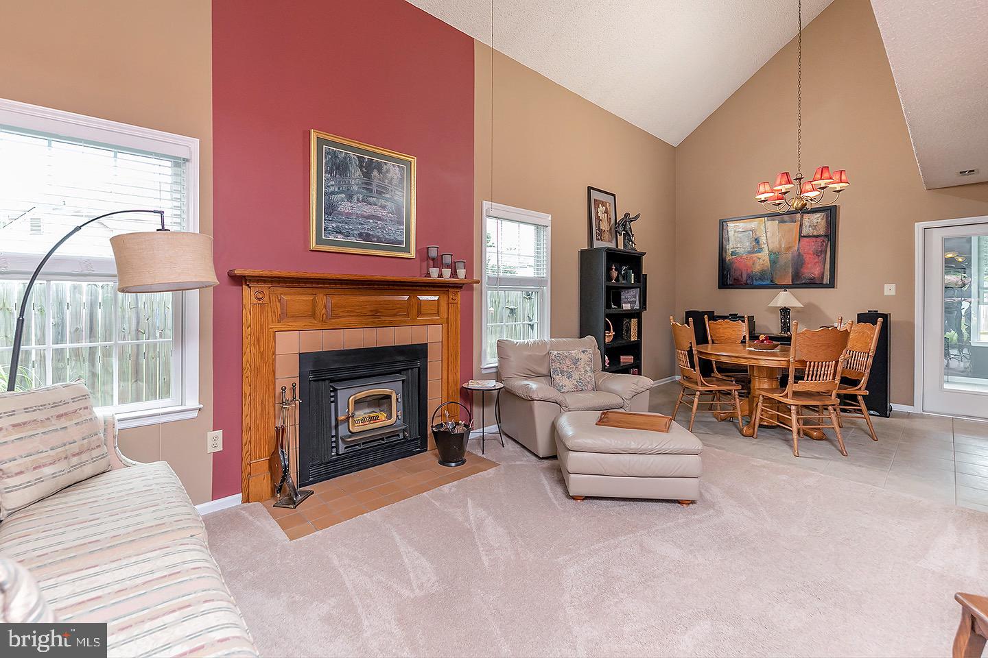 234 Stirrup Road Swedesboro, NJ 08085 - Photo 4 of 20 Wood Burning Fireplace in Living Room