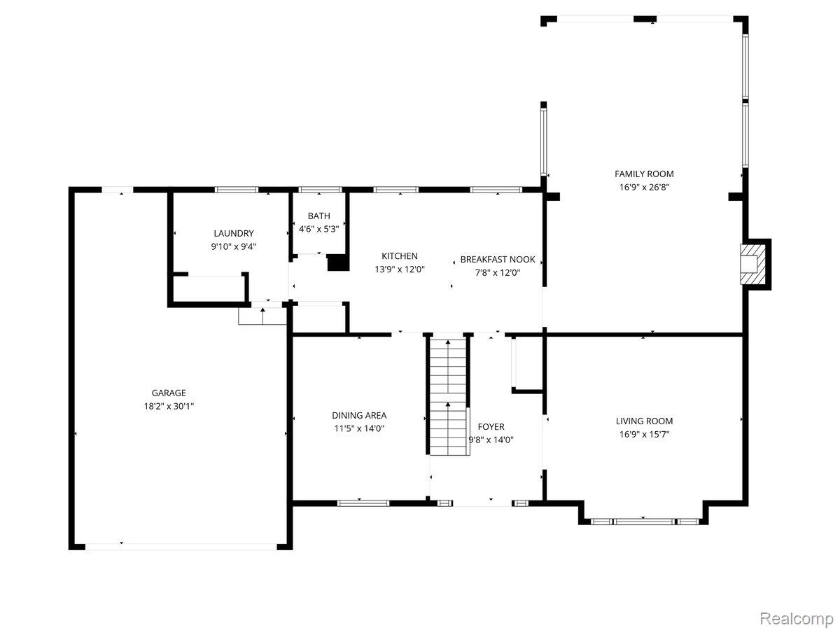 536 Rolling Rock Road Bloomfield Hills, MI 48304 - Photo 45 of 48 View of property floor plan