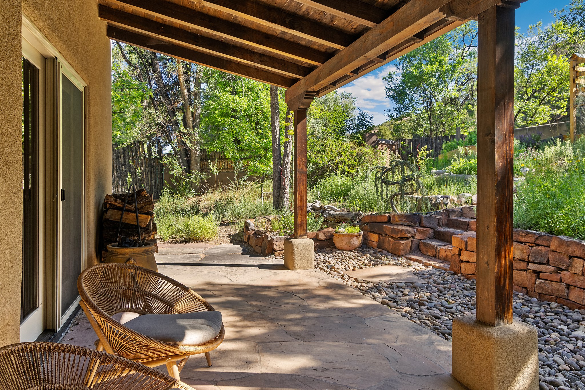 1330 Bishops Lodge Road Santa Fe, NM 87506 - Photo 18 of 54 Patio off Living Room 2
