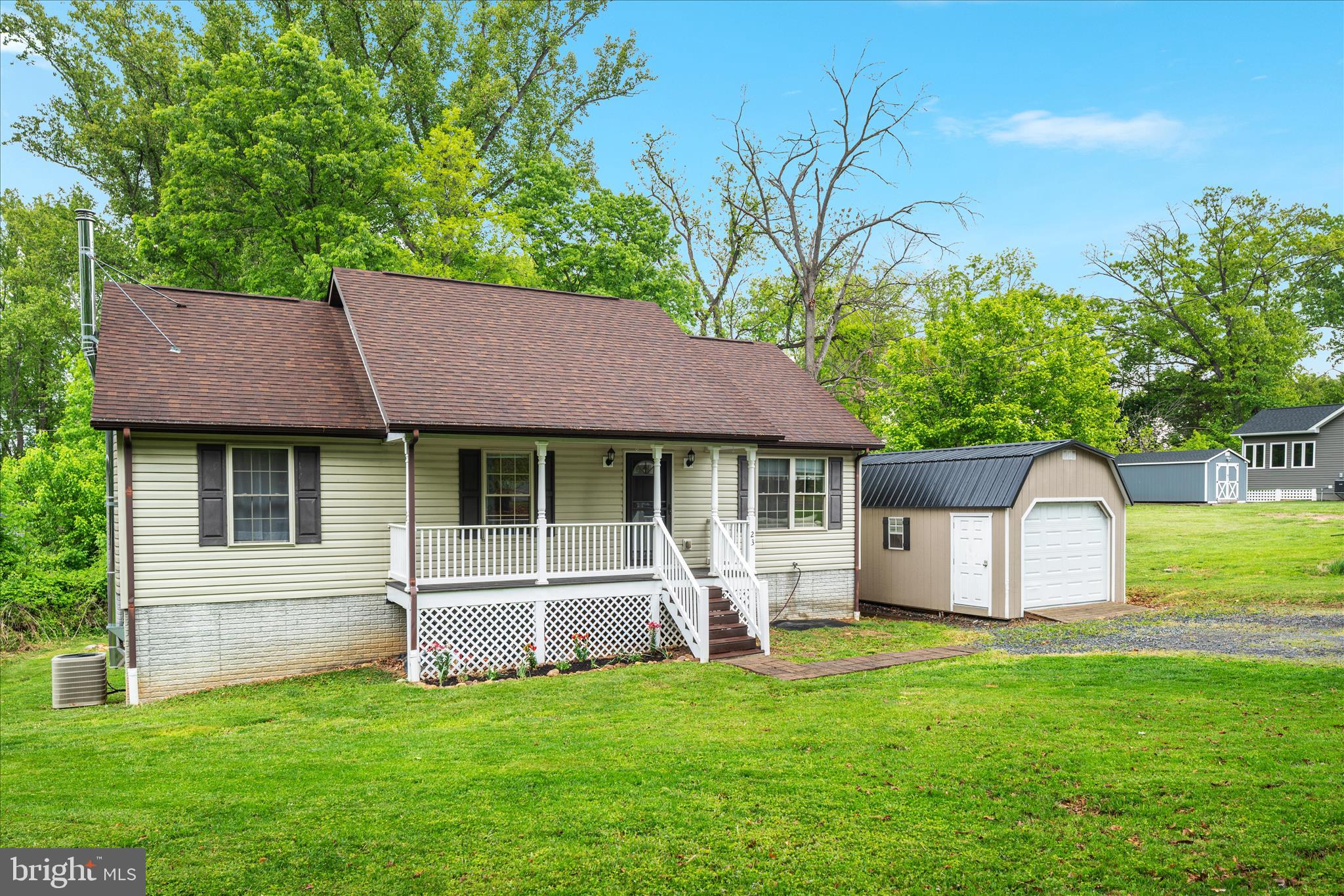23 Cherrywood Road Front Royal, VA 22630 - Photo 23 of 33 a view of a house with a backyard