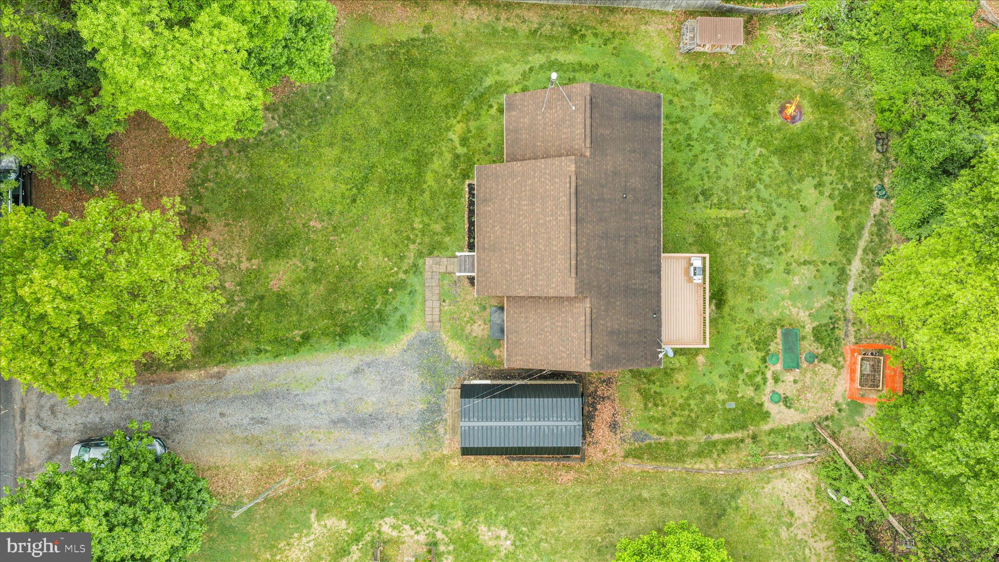 23 Cherrywood Road Front Royal, VA 22630 - Photo 26 of 33 an aerial view of a house with a yard and large trees