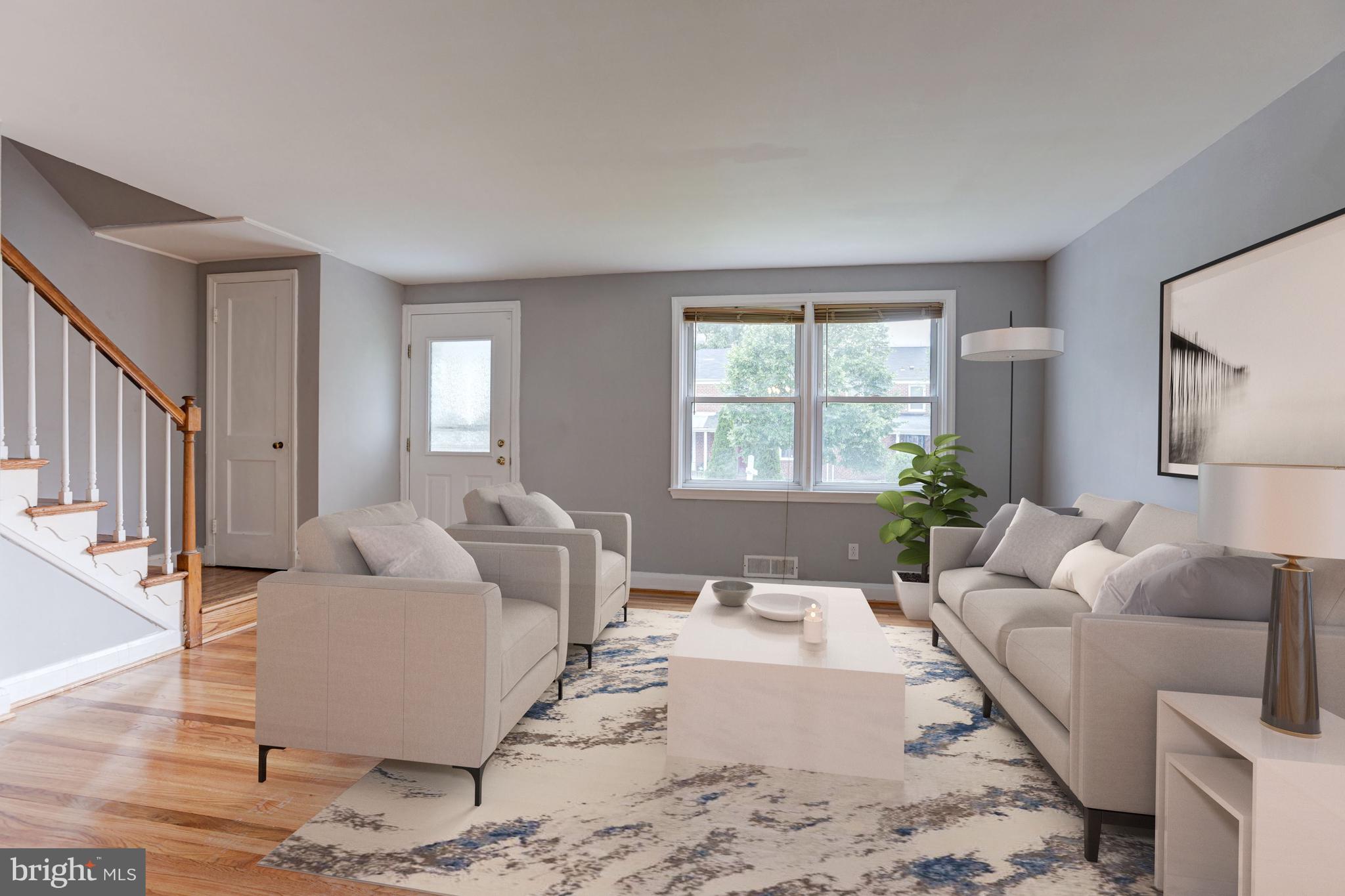 5520 Sagra Road Baltimore, MD 21239 - Photo 2 of 41 Living Room Staged Using Virtual Tools