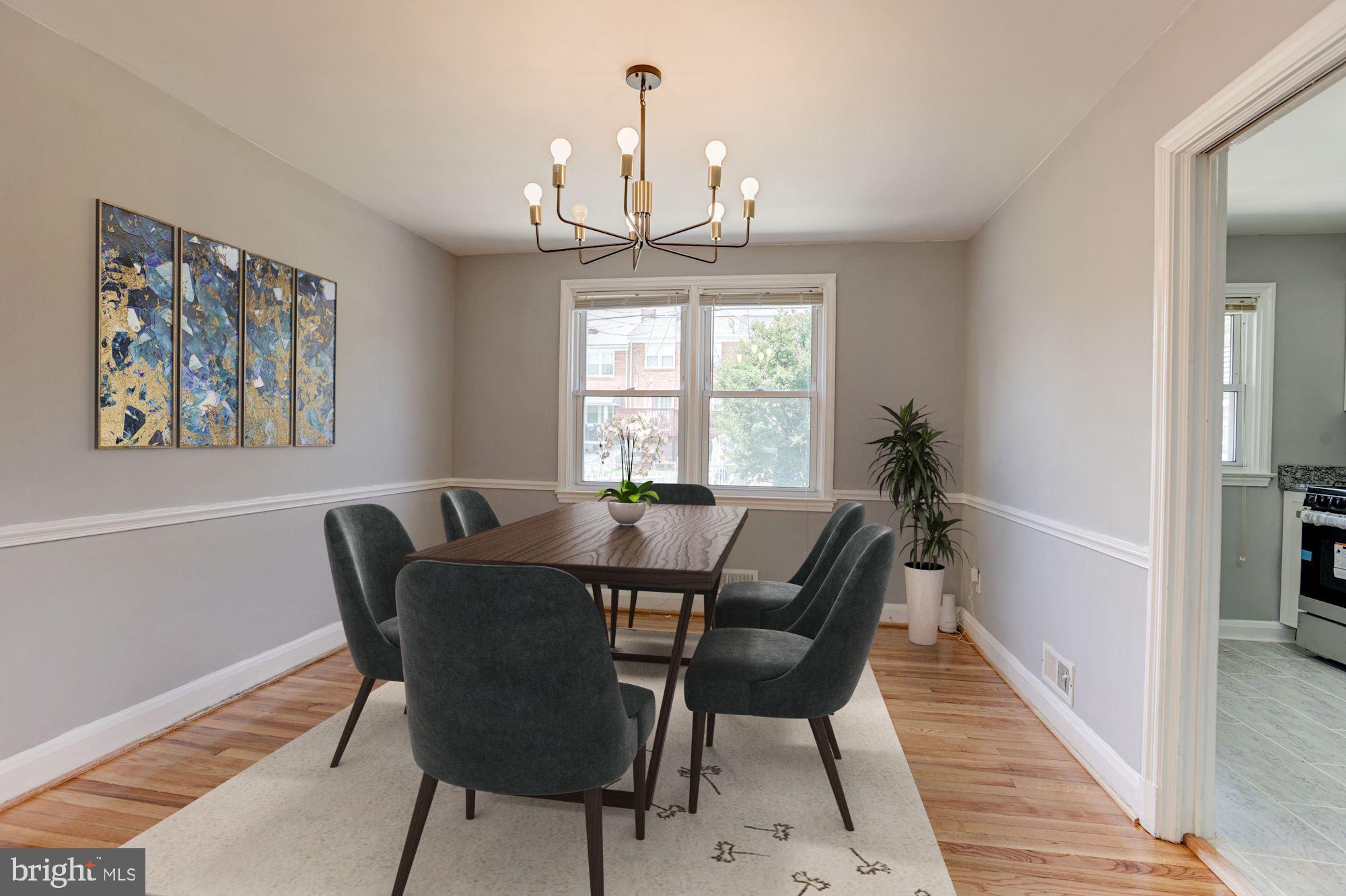 5520 Sagra Road Baltimore, MD 21239 - Photo 8 of 41 Dining Room Staged Using Virtual Tools