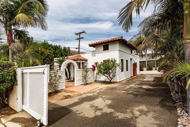 a view of a house with a patio