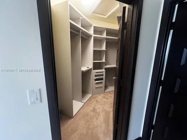 a view of closet