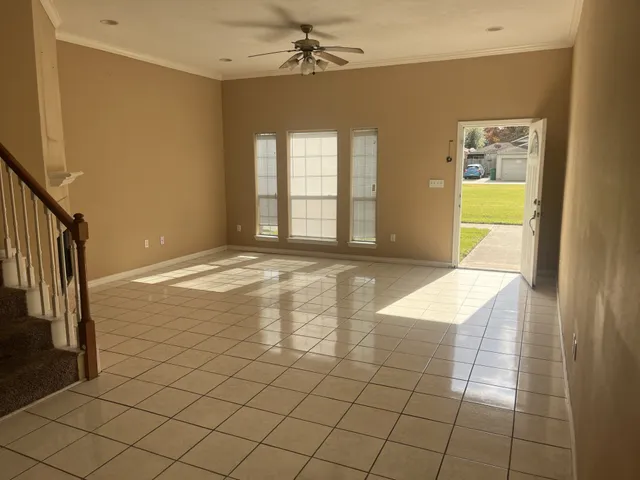 a view of an empty room with window