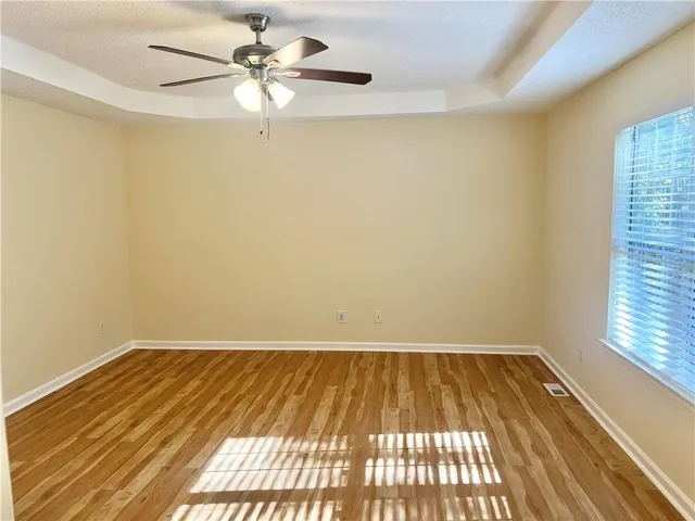 wooden floor in a room