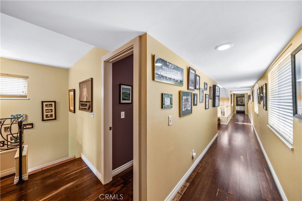 427 21st Street Huntington Beach, CA 92648 - Photo 21 of 63 a view of a hallway with interior of the house