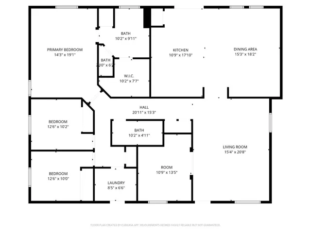 a picture of a floor plan