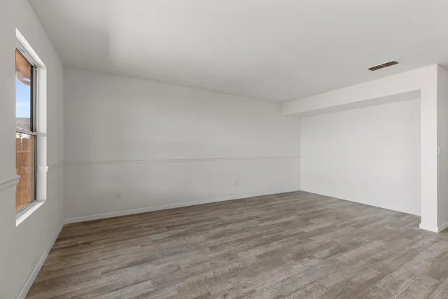 wooden floor in an empty room