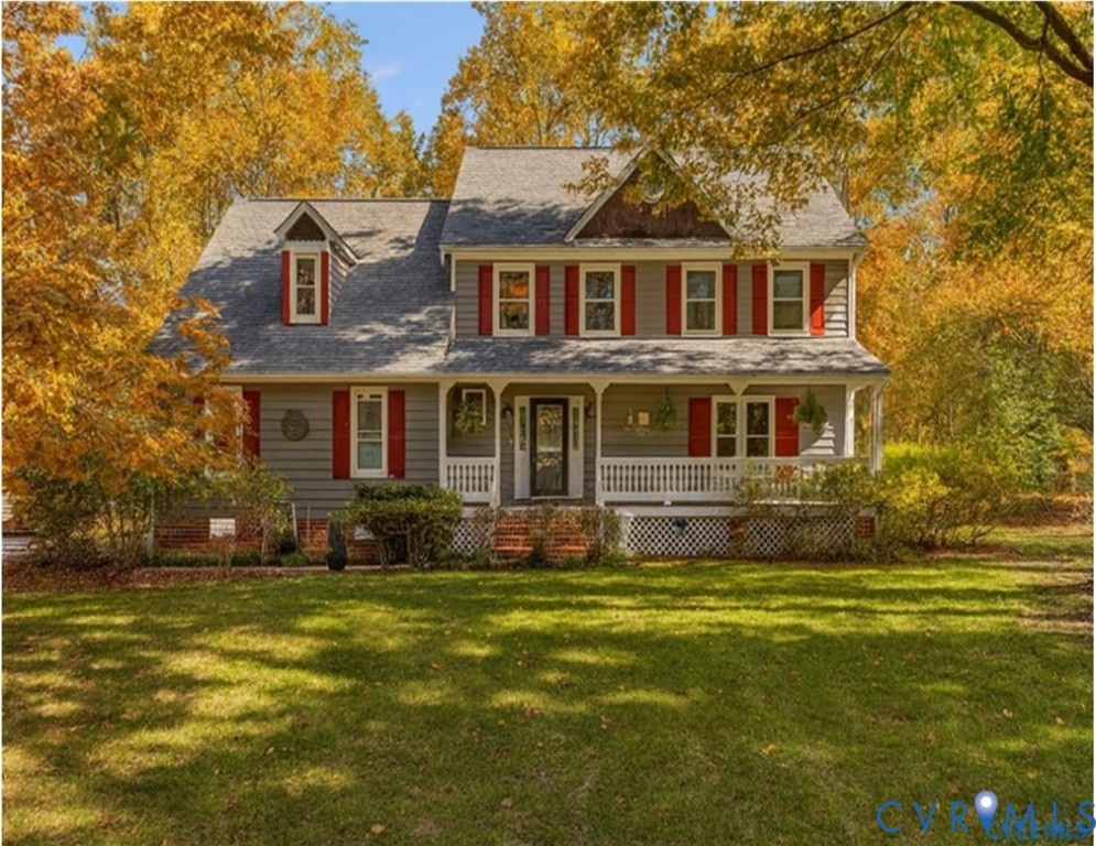 6920 Apamatica Lane Chesterfield, VA 23838 - Photo 1 of 31 View of front of home with a porch and a front yar