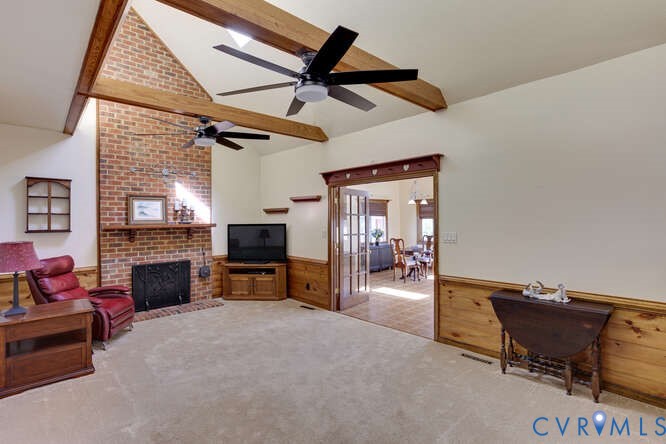 6920 Apamatica Lane Chesterfield, VA 23838 - Photo 11 of 31 rick Fireplace and Cathedral Ceiling