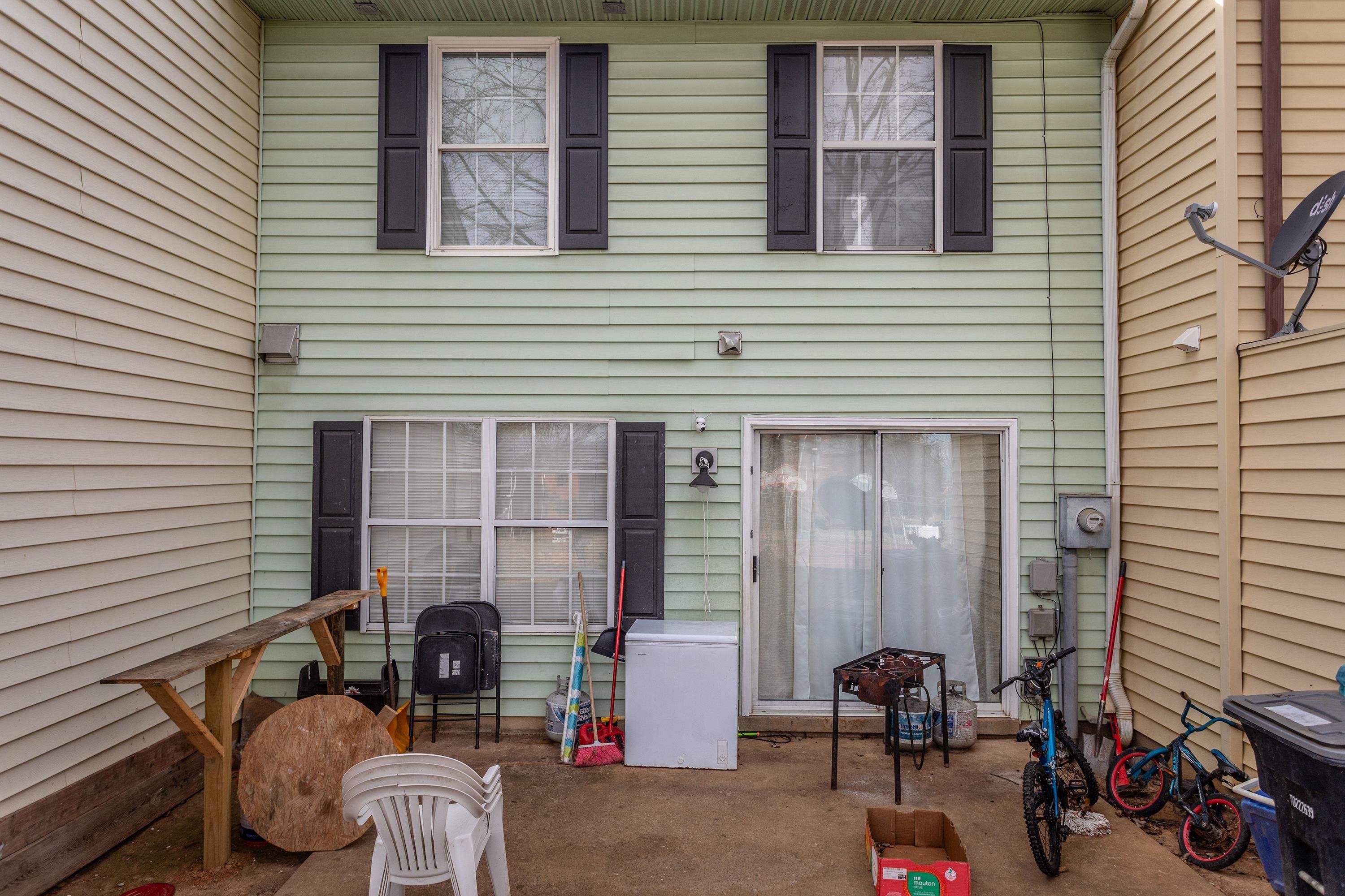 1211 Old Furnace Road Harrisonburg, VA 22802 - Photo 49 of 55 The back patio space offers plenty of space for a grill and table and chairs set for entertaining family and friends. This space also backs up to a large greenspace and basketball court for added privacy.