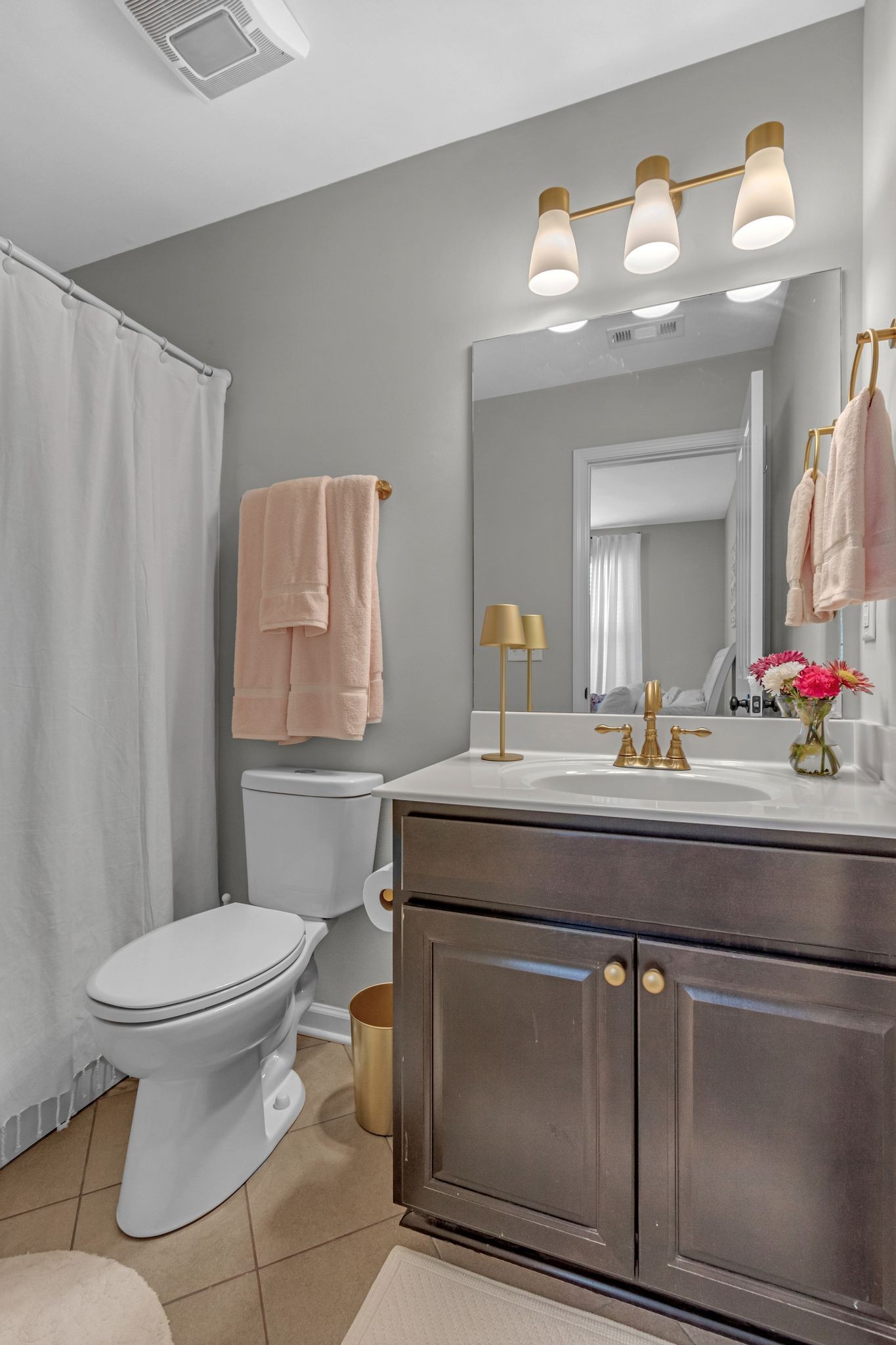 307 Oldbury Lane Spring Hill, TN 37174 - Photo 19 of 23 a bathroom with a granite countertop toilet sink and mirror